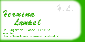 hermina lampel business card